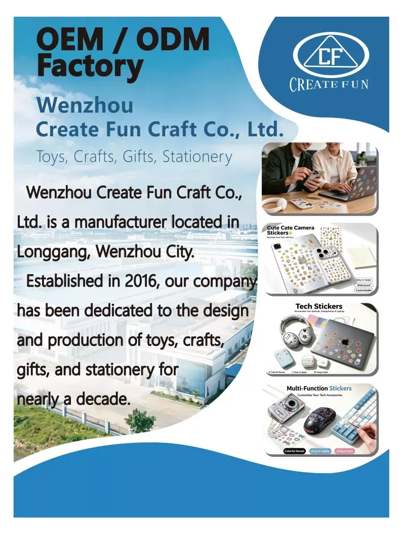 Spoločnosť Wenzhou Create Fun Craft Co., Ltd. zažiarila na globálnom veľtrhu Expo: Desaťročie inovácií v oblasti vlastných nálepiek a hračiek pre domácich majstrov