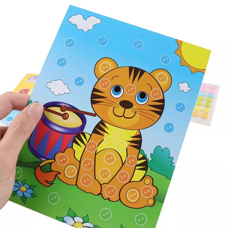 DIY Button Art Toy